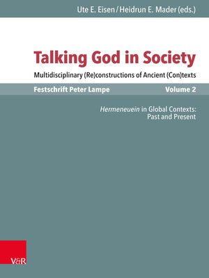 cover image of Talking God in Society